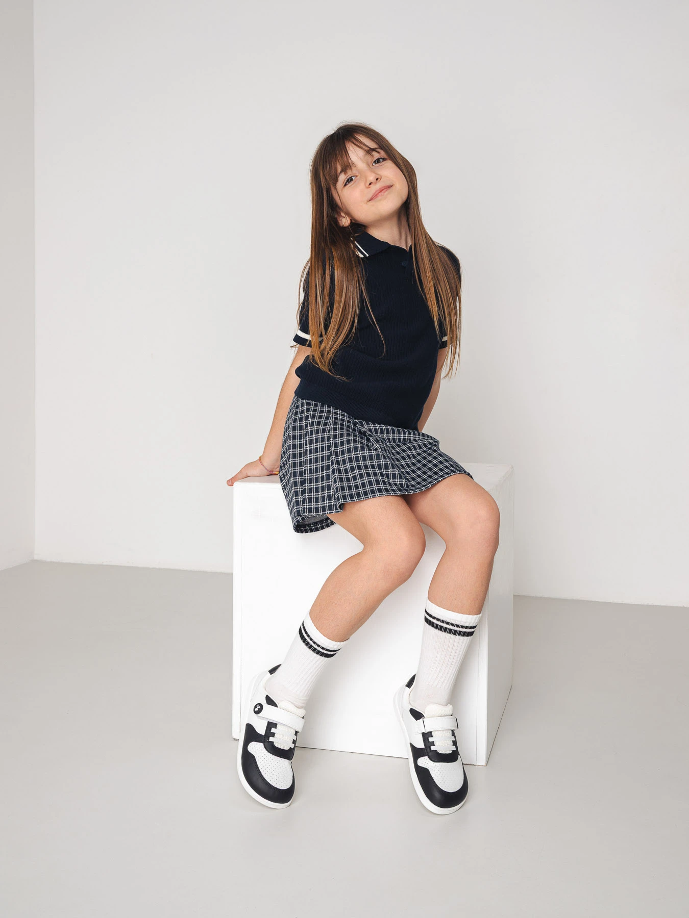 Детские босоногие кроссовки Be Lenka Scoot - белый и чёрный, фото 4