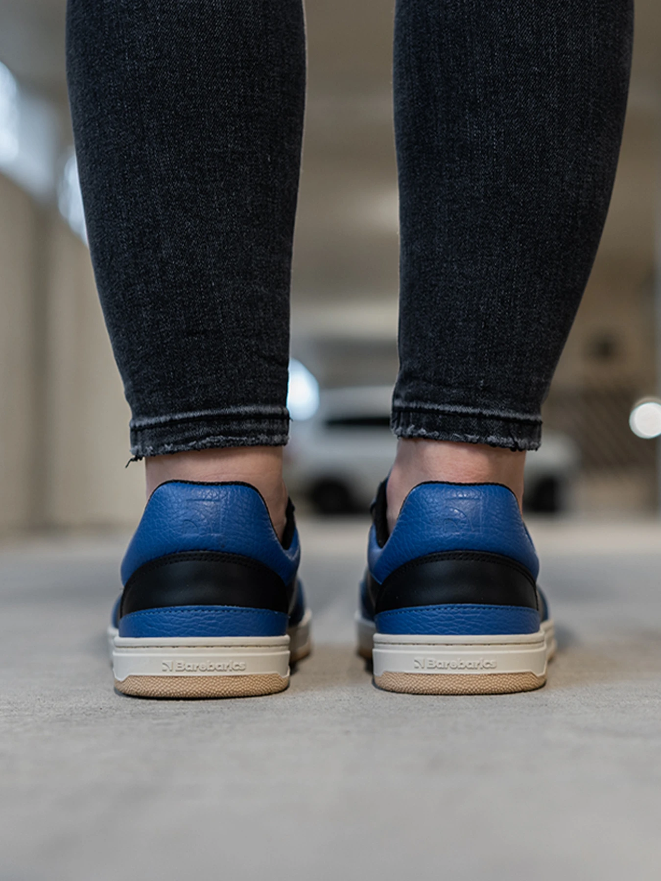 Босоногие кроссовки Barebarics Wave - чёрный и синий, фото 9