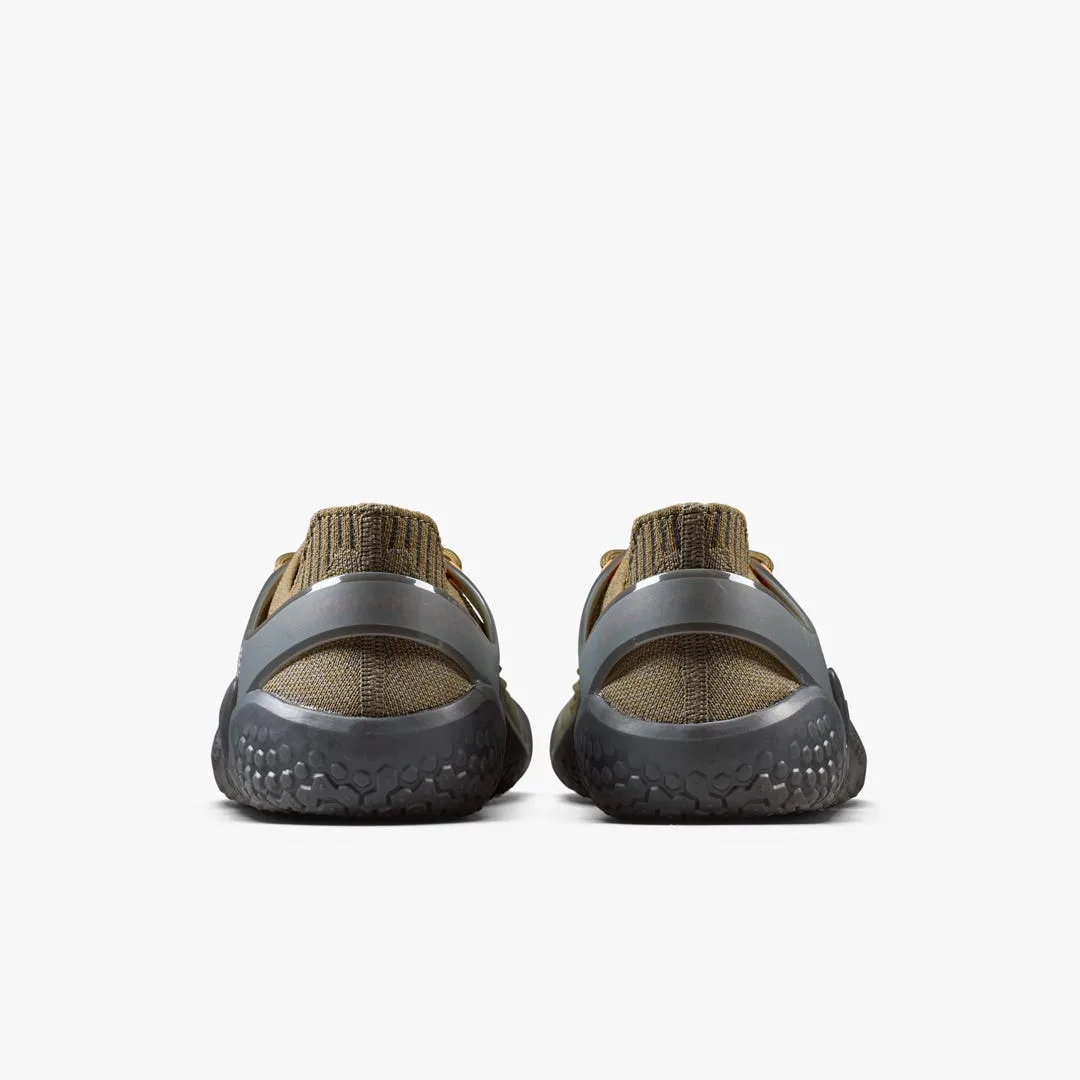 Кроссовки Vivobarefoot Motus Strength II — женская модель, тёмно-оливковый, фото 4