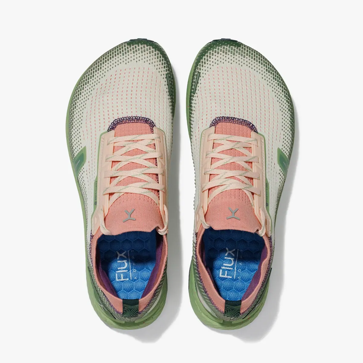 Босоногие кроссовки Flux Adapt Trail Runner — песочный и зелёный, фото 4