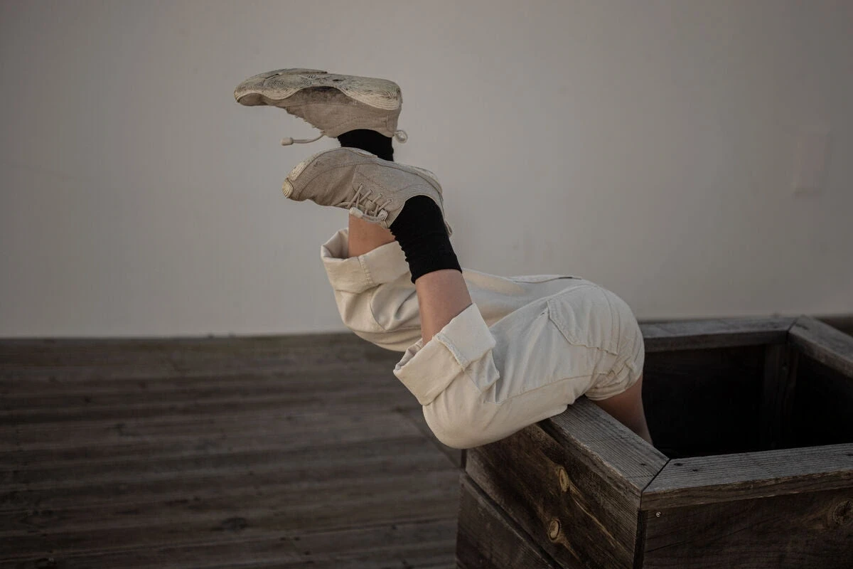 Повседневная босоногая обувь Wildling Arun для детей — серый, натуральный бежевый, фото 3