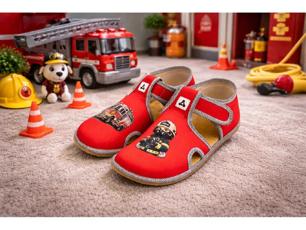 Тапочки Antal Rascal с поддержкой свода — Fireman (детские), фото 2