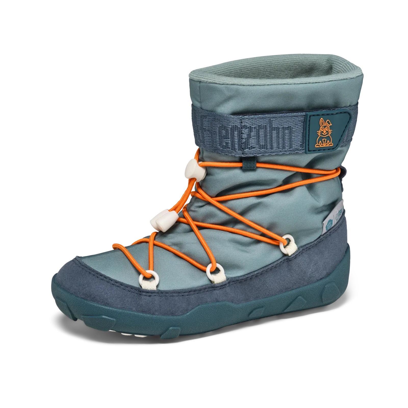 Зимние ботинки Affenzahn Snowy Заяц — зелёный, фото 4