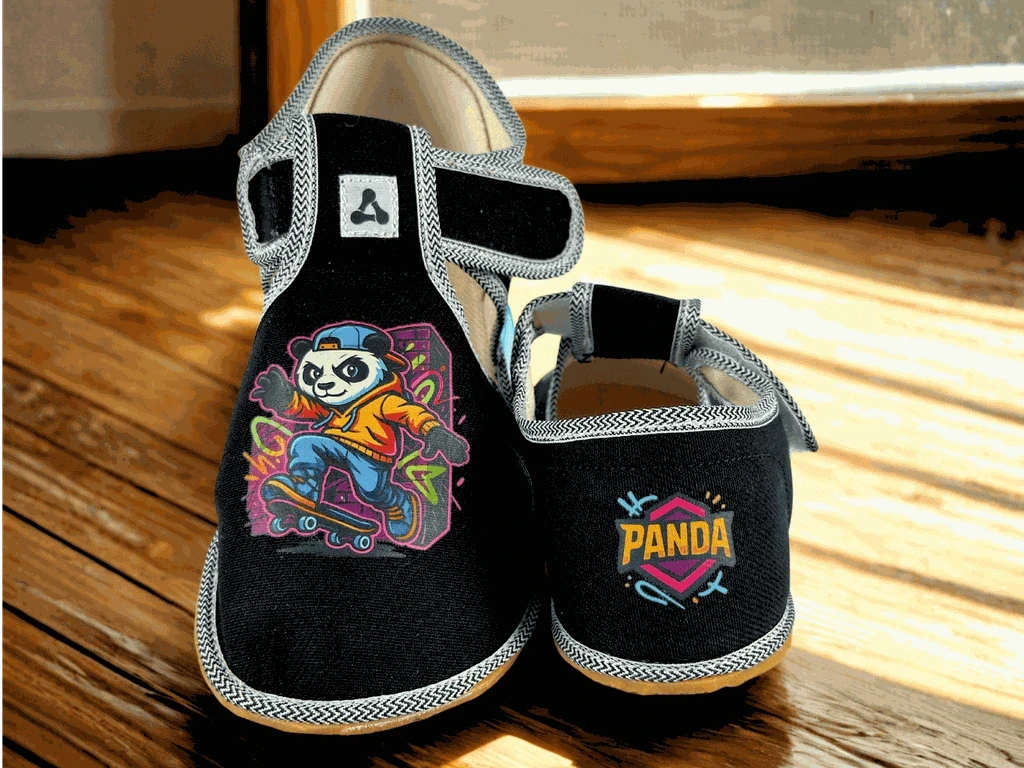 Тапочки Antal Rascal с поддержкой свода — Panda (детские), фото 8