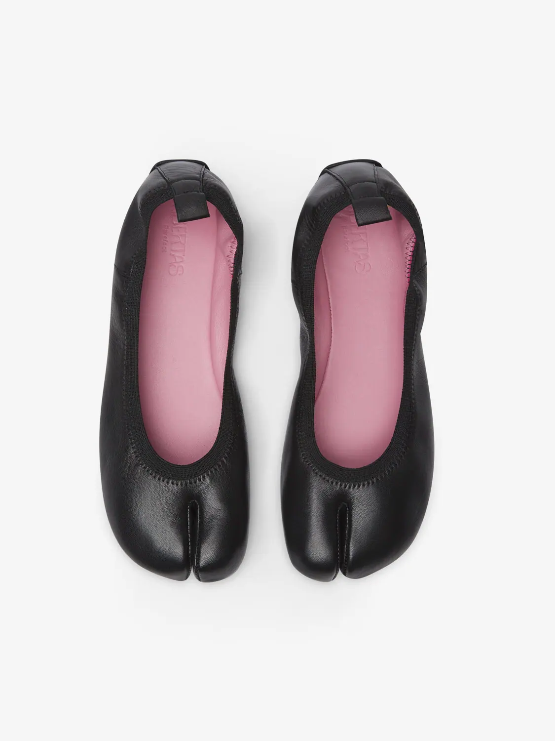 Босоногие балетки таби Libertas Barefoot Tabi — чёрный, фото 3