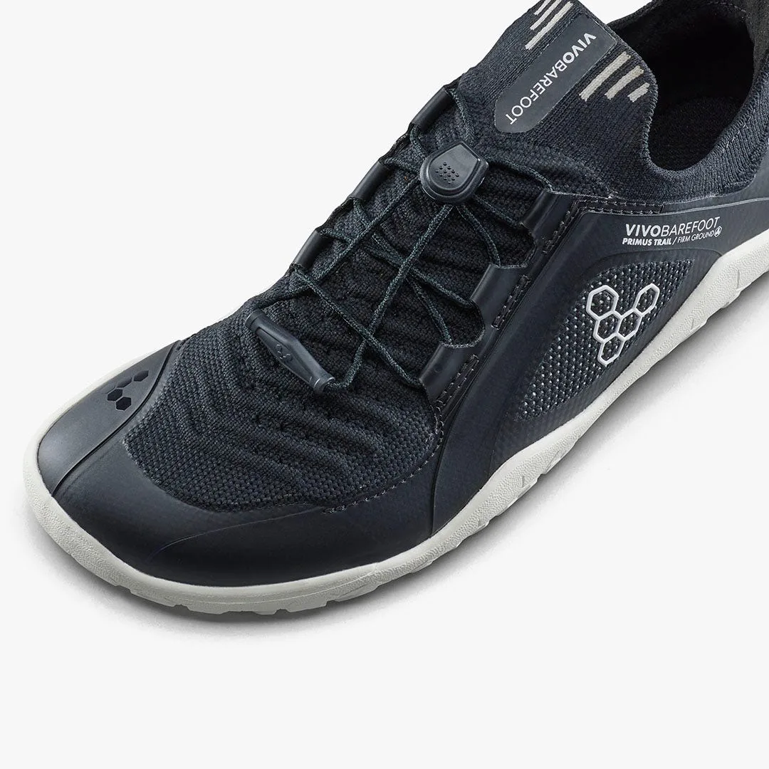 Кроссовки Vivobarefoot Primus Trail Knit FG — для подростков, чёрный, фото 6