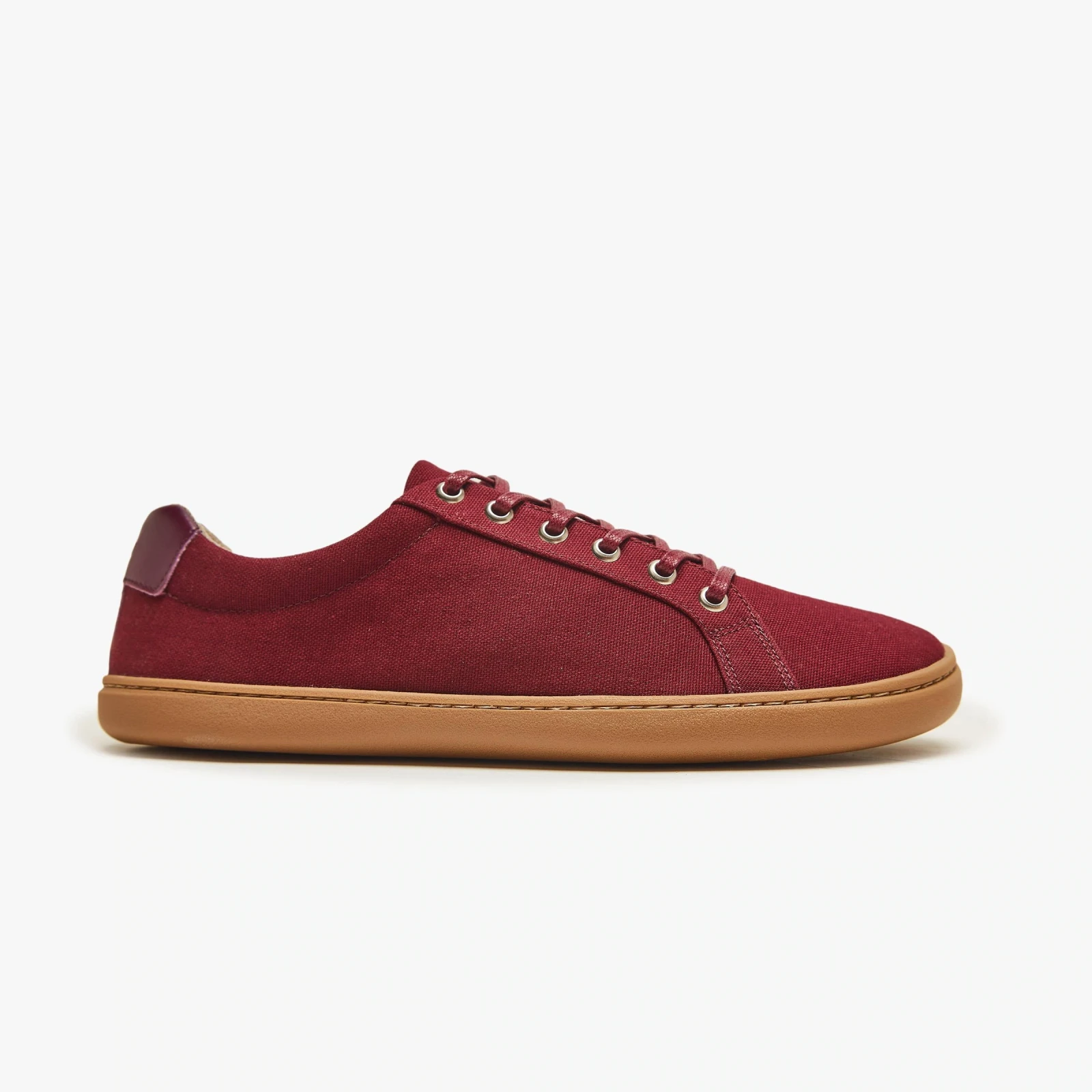 Босоногие кеды Origo Everyday Sneaker Gen 3 — бордовый с янтарной подошвой, фото 4
